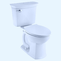 ActiClean® Two-Piece 1.28 gpf/4.8 Lpf Chair Height Elongated Toilet With  Seat